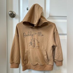 NWOT SHEIN Daddy & Me Fist Bump Toddler Boy Lightweight Hoodie